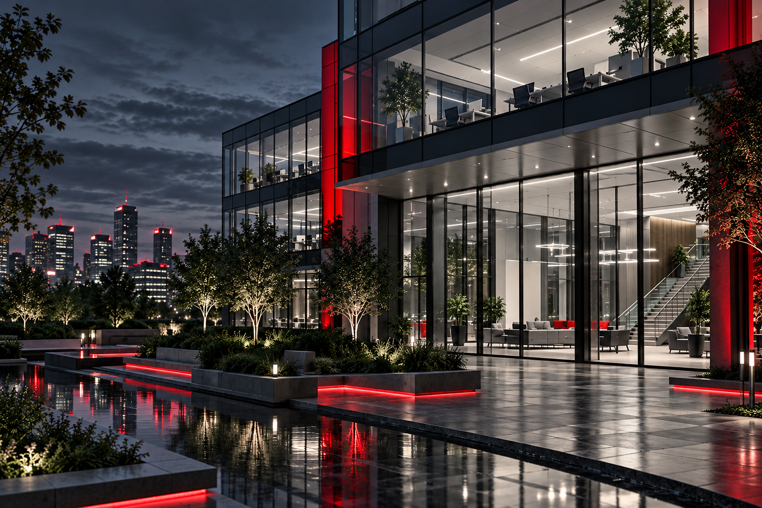 Modern technology office building